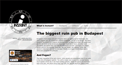 Desktop Screenshot of instant.co.hu